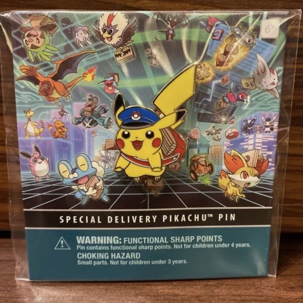 Rare! Special Delivery Pikachu pin Pokémon Center edition